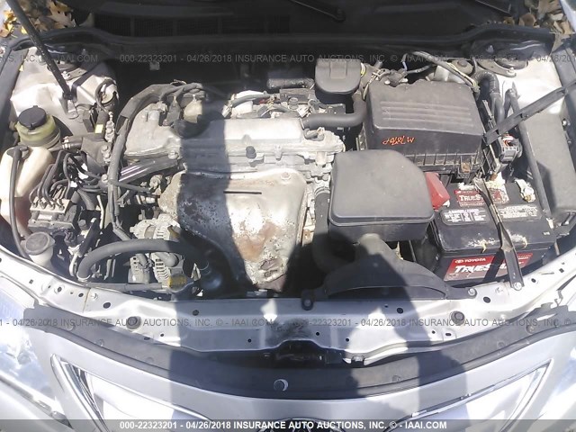 4T1BF3EKXBU745977 - 2011 TOYOTA CAMRY SE/LE/XLE SILVER photo 10