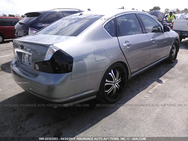 JNKBY01E67M401582 - 2007 INFINITI M45 SPORT SILVER photo 4