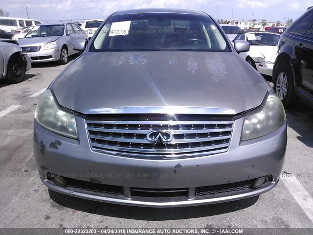 JNKBY01E67M401582 - 2007 INFINITI M45 SPORT SILVER photo 6