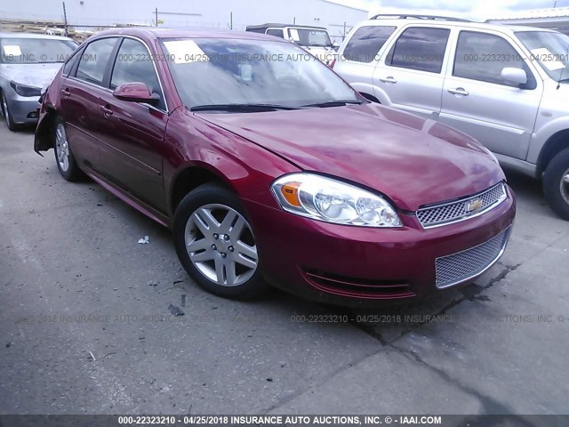 2G1WB5E30F1124442 - 2015 CHEVROLET IMPALA LIMITED LT RED photo 1