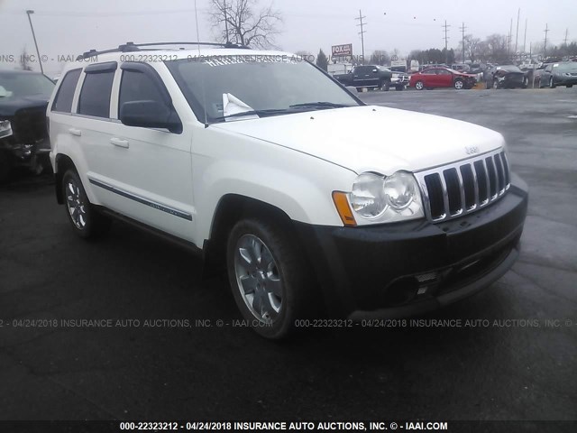 1J4HR58255C672437 - 2005 JEEP GRAND CHEROKEE LIMITED WHITE photo 1