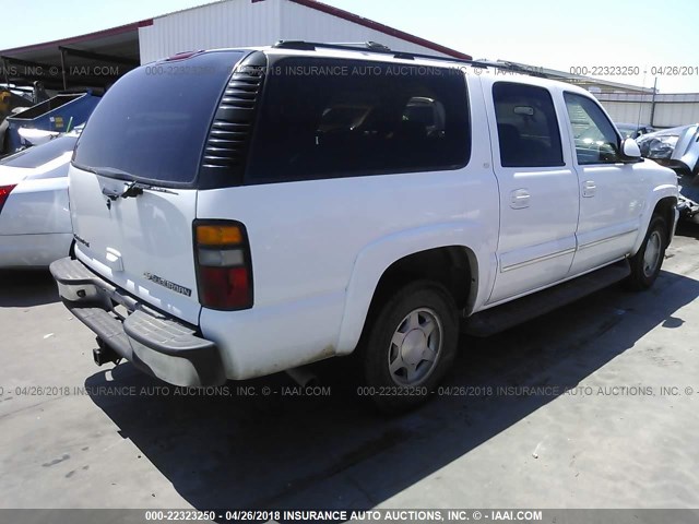 3GNEC16Z93G336052 - 2003 CHEVROLET SUBURBAN C1500 WHITE photo 4