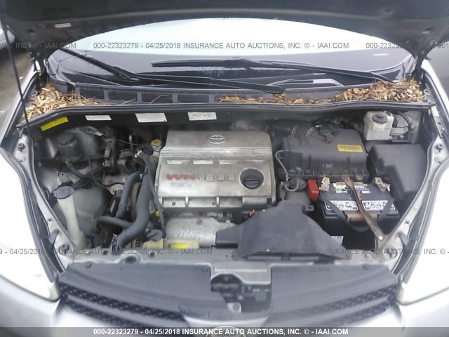 5TDBA23C94S007054 - 2004 TOYOTA SIENNA LE GRAY photo 10