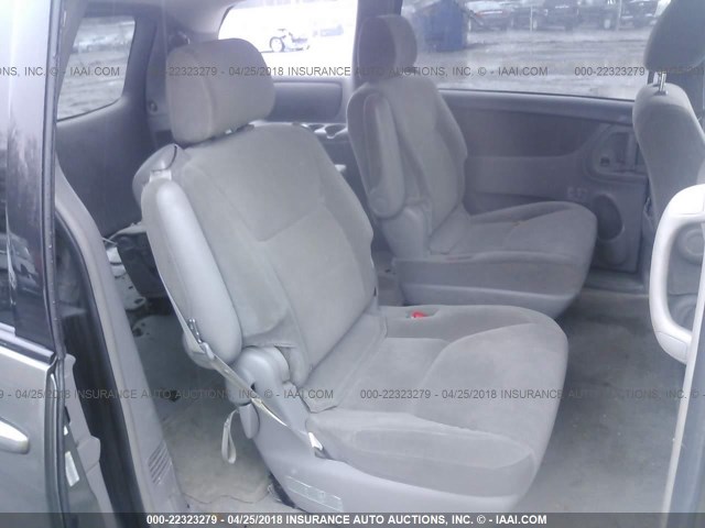 5TDBA23C94S007054 - 2004 TOYOTA SIENNA LE GRAY photo 8