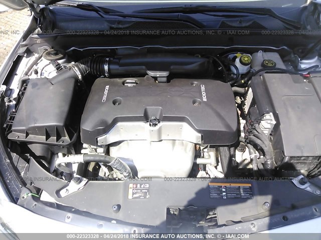 1G11B5SL9EF145537 - 2014 CHEVROLET MALIBU LS ვერცხლისფერი ფოტო 10