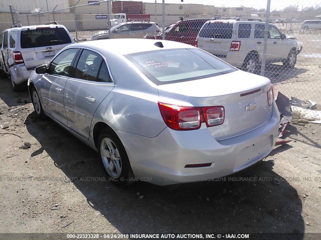 1G11B5SL9EF145537 - 2014 CHEVROLET MALIBU LS ვერცხლისფერი ფოტო 3