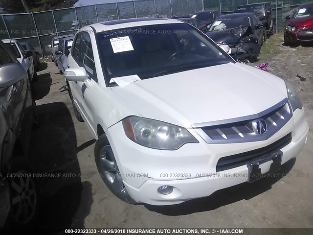 5J8TB18267A003798 - 2007 ACURA RDX WHITE photo 1