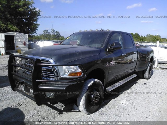 3C63RRHL4EG273832 - 2014 RAM 3500 SLT BLACK photo 2