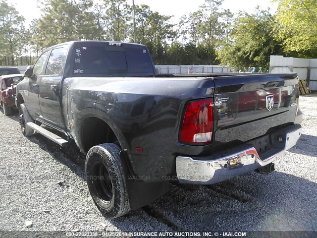 3C63RRHL4EG273832 - 2014 RAM 3500 SLT BLACK photo 3