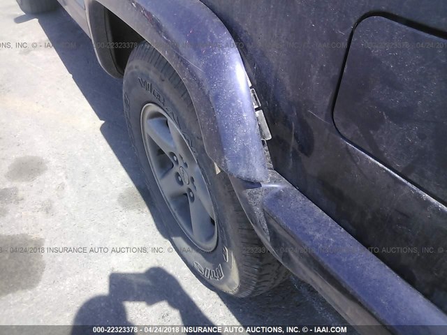 1J4FF68S7XL651226 - 1999 JEEP CHEROKEE SPORT/CLASSIC მუქი ლურჯი ფოტო 6