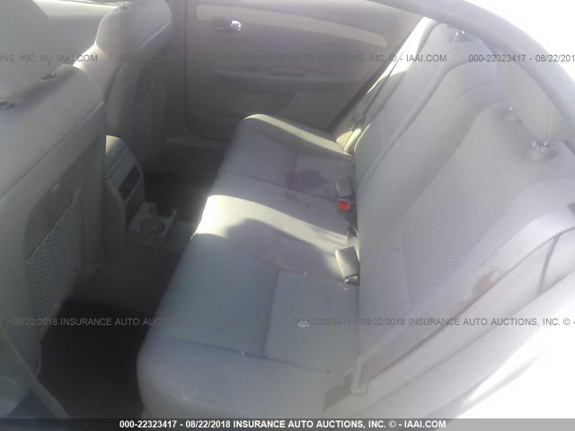 1G1ZB5EB5A4145482 - 2010 CHEVROLET MALIBU LS WHITE photo 8