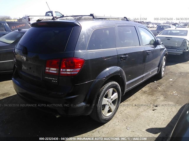 3D4PG5FV1AT103784 - 2010 DODGE JOURNEY SXT BLACK photo 4