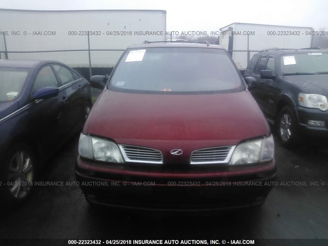 1GHDX13E01D168204 - 2001 OLDSMOBILE SILHOUETTE LUXURY MAROON photo 6