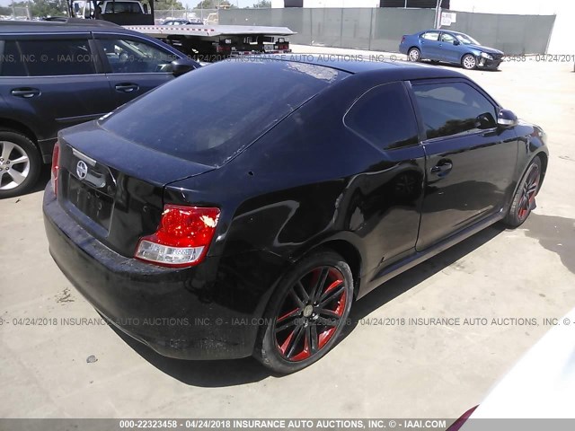 JTKJF5C71C3037272 - 2012 TOYOTA SCION TC 黑色 照片 4