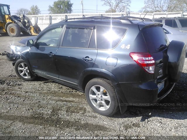 JTMDK4DV3B5102472 - 2011 TOYOTA RAV4 LIMITED BLACK photo 3