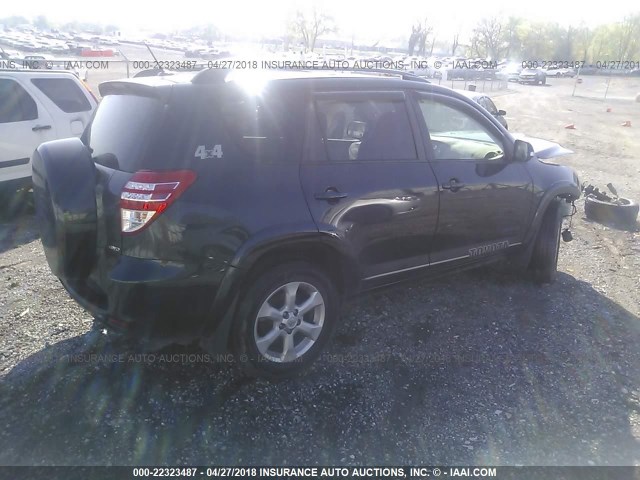 JTMDK4DV3B5102472 - 2011 TOYOTA RAV4 LIMITED BLACK photo 4