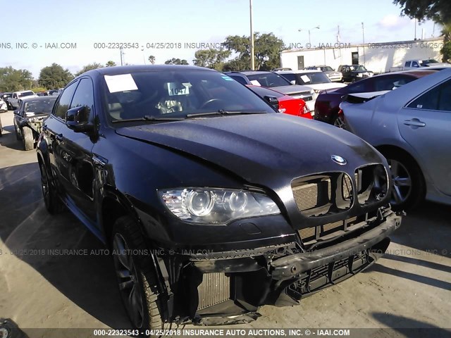 5YMGZ0C54CLK14527 - 2012 BMW X6 M BLACK photo 1