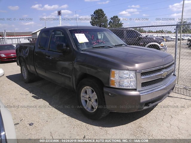 2GCEK19J971649523 - 2007 CHEVROLET SILVERADO K1500 BROWN photo 1