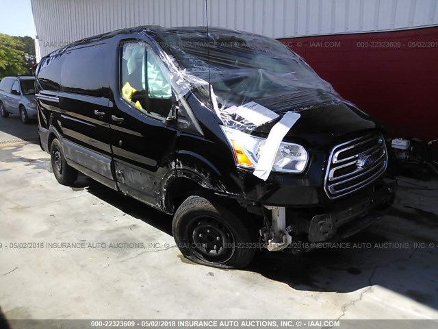 1FTYE1YM3GKA38323 - 2016 FORD TRANSIT T-150 BLACK photo 1