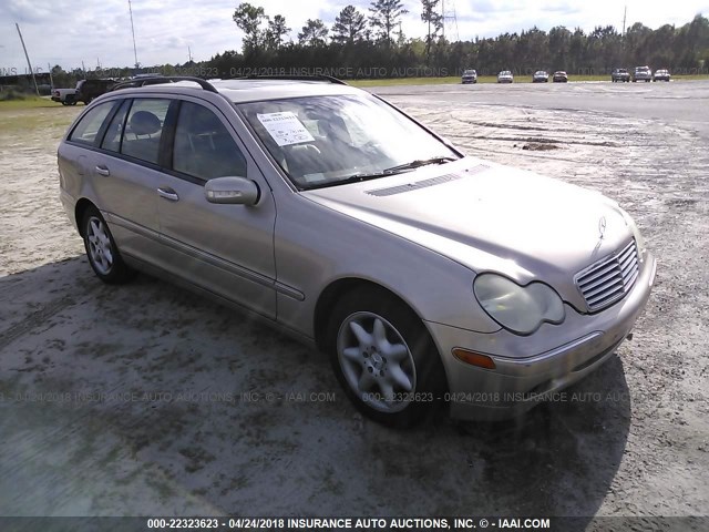 WDBRH84J24F437663 - 2004 MERCEDES-BENZ C 320 4MATIC GOLD photo 1