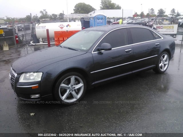 WAUMV94E19N012605 - 2009 AUDI A8 L QUATTRO GRAY photo 2