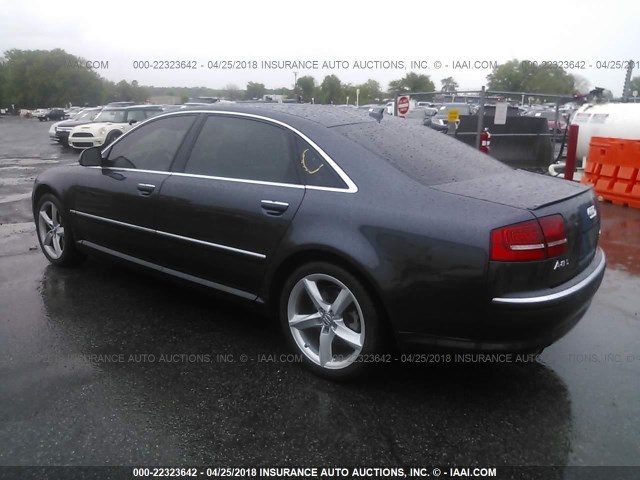 WAUMV94E19N012605 - 2009 AUDI A8 L QUATTRO GRAY photo 3