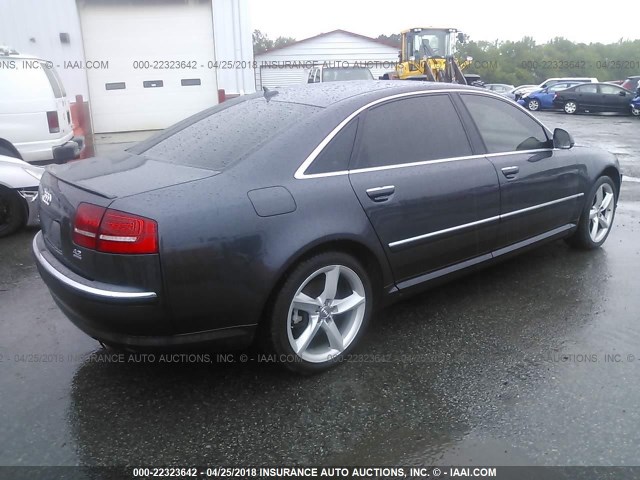 WAUMV94E19N012605 - 2009 AUDI A8 L QUATTRO GRAY photo 4