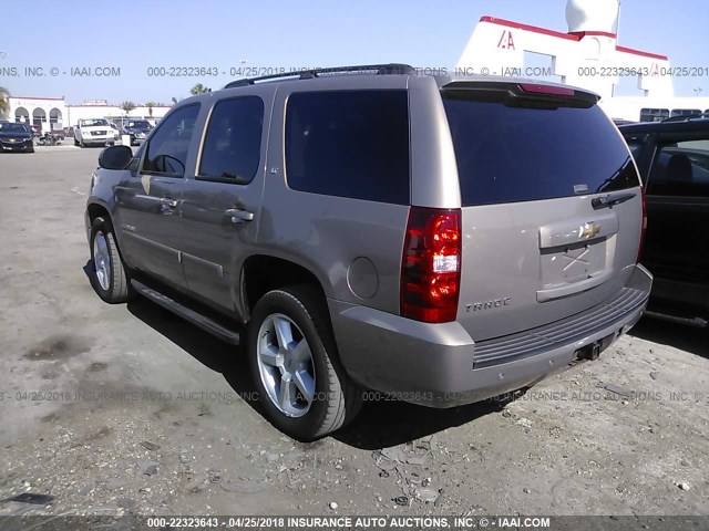 1GNFC13J77R186659 - 2007 CHEVROLET TAHOE C1500 Champagne photo 3