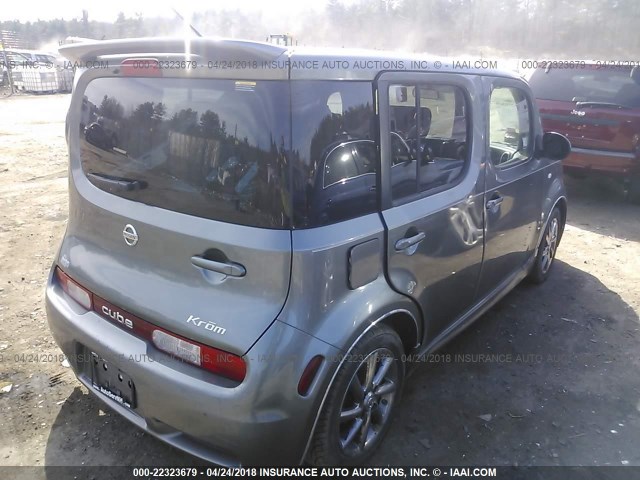 JN8AZ28R99T112420 - 2009 NISSAN CUBE S/SL GRAY photo 4