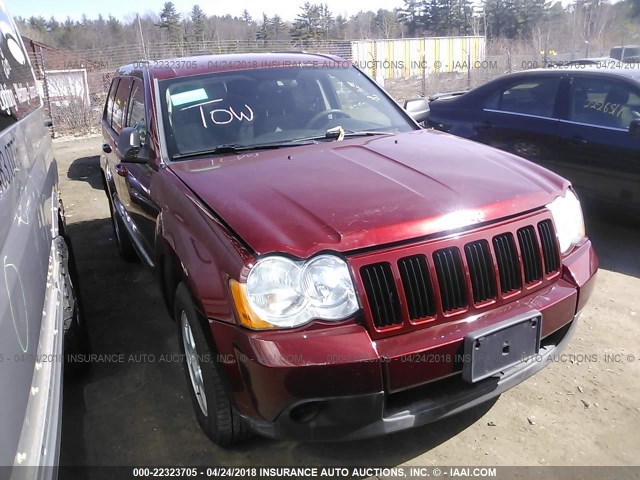 1J8GR48K88C229174 - 2008 JEEP GRAND CHEROKEE LAREDO RED photo 1