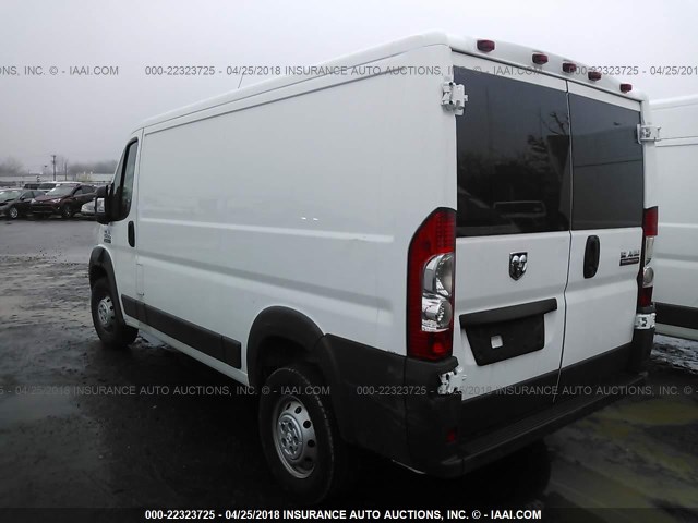 3C6TRVAG9HE553011 - 2017 RAM PROMASTER 1500 1500 STANDARD WHITE photo 3