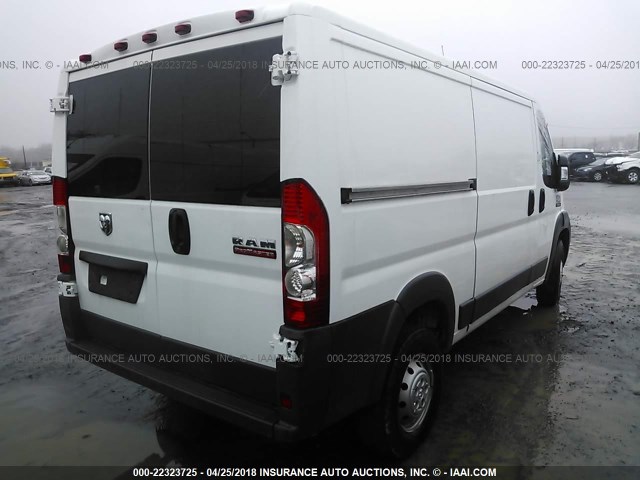 3C6TRVAG9HE553011 - 2017 RAM PROMASTER 1500 1500 STANDARD WHITE photo 4