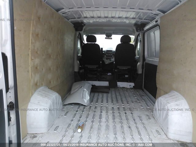 3C6TRVAG9HE553011 - 2017 RAM PROMASTER 1500 1500 STANDARD WHITE photo 8