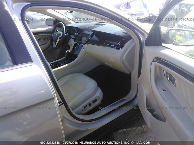 1FAHP2F86HG117792 - 2017 FORD TAURUS LIMITED BEIGE photo 5