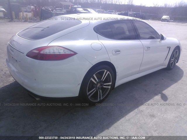 WP0AA2A74DL015310 - 2013 PORSCHE PANAMERA 2/4 WHITE photo 4