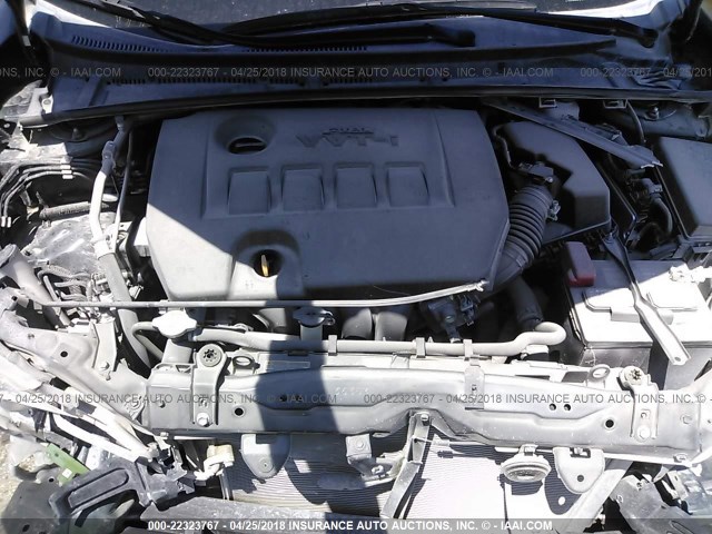 5YFBURHE6JP761723 - 2018 TOYOTA COROLLA L/LE/XLE/SE/XSE TURQUOISE photo 10