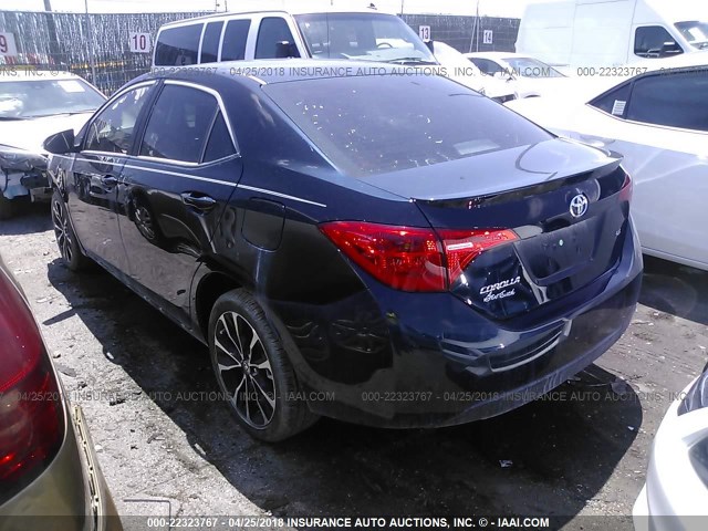 5YFBURHE6JP761723 - 2018 TOYOTA COROLLA L/LE/XLE/SE/XSE TURQUOISE photo 3