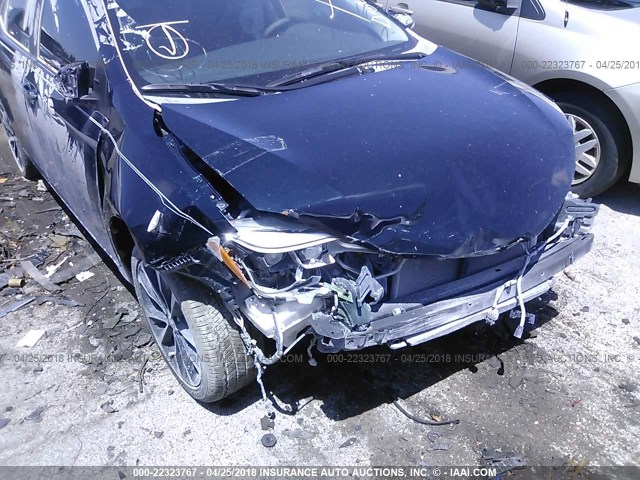 5YFBURHE6JP761723 - 2018 TOYOTA COROLLA L/LE/XLE/SE/XSE TURQUOISE photo 6