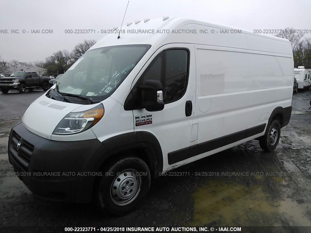 3C6TRVDG7HE541418 - 2017 RAM PROMASTER 2500 2500 HIGH WHITE photo 2