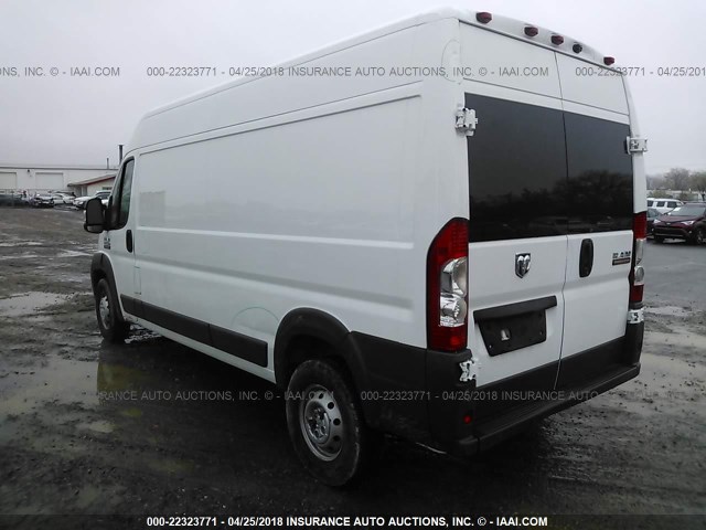 3C6TRVDG7HE541418 - 2017 RAM PROMASTER 2500 2500 HIGH WHITE photo 3