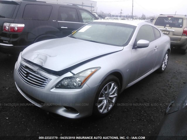 JN1CV6EL9EM130737 - 2014 INFINITI Q60 JOURNEY/IPL SILVER photo 2