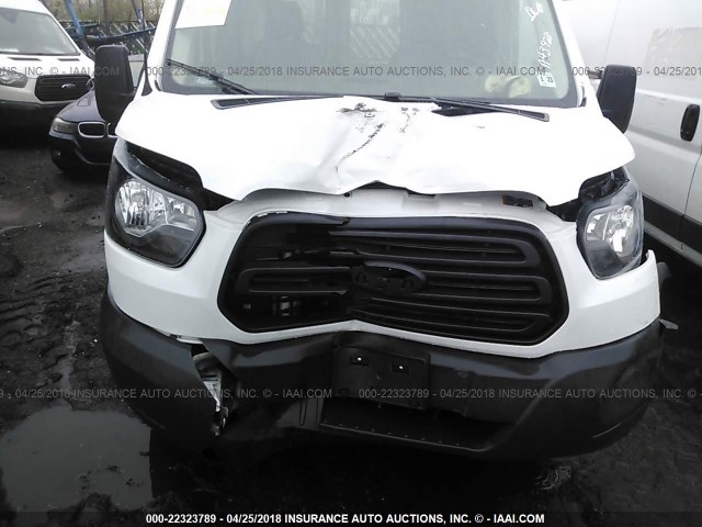 1FTYR2CM6JKA43928 - 2018 FORD TRANSIT T-250 WHITE photo 6