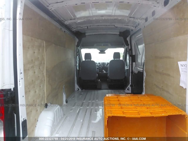 1FTYR2CM6JKA43928 - 2018 FORD TRANSIT T-250 WHITE photo 8