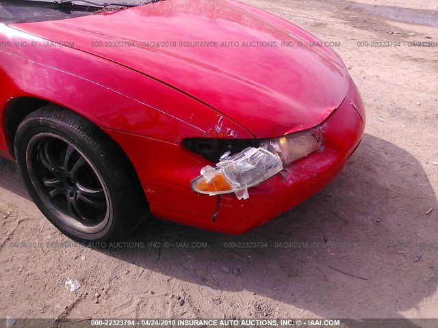 1G2WJ52J6YF287268 - 2000 PONTIAC GRAND PRIX SE 红色 照片 6