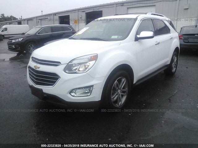 2GNFLGEK3G6176960 - 2016 CHEVROLET EQUINOX LTZ WHITE photo 2