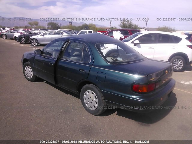 4T1BG12K1TU943810 - 1996 TOYOTA CAMRY DX/LE/XLE GREEN photo 3