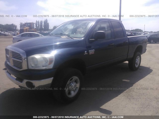 3D7KS28A48G118402 - 2008 DODGE RAM 2500 ST/SLT BLUE photo 2