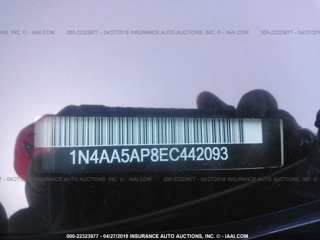 1N4AA5AP8EC442093 - 2014 NISSAN MAXIMA S/SV WHITE photo 9