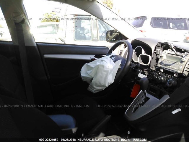 2T1KU40E09C074408 - 2009 TOYOTA COROLLA MATRIX  BLUE photo 5