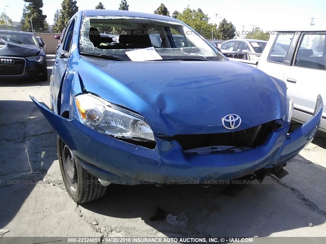 2T1KU40E09C074408 - 2009 TOYOTA COROLLA MATRIX  BLUE photo 6